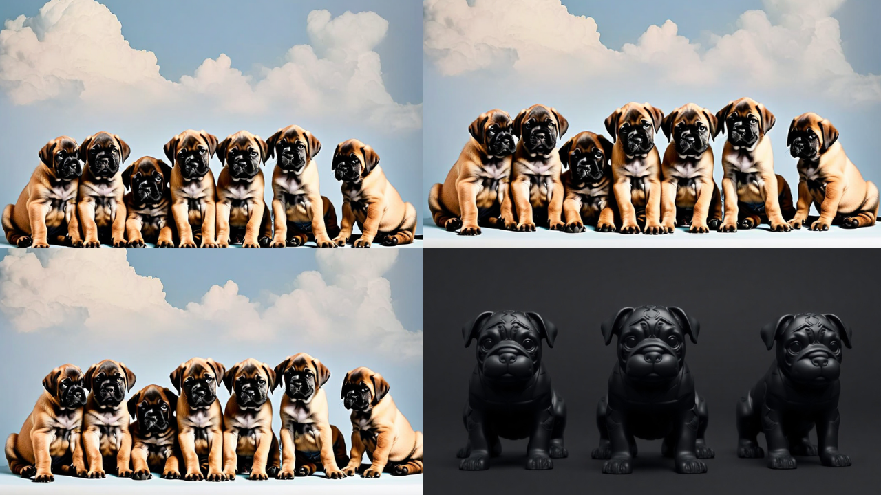 The largest known litter of puppies was born to a mastiff named Tia. She had 24 puppies in one litter!