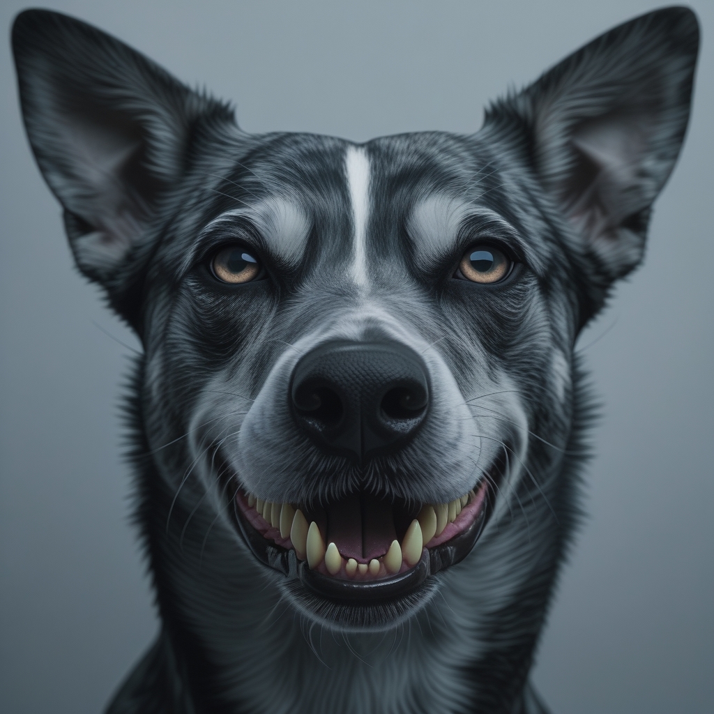 Adult dogs have 42 teeth