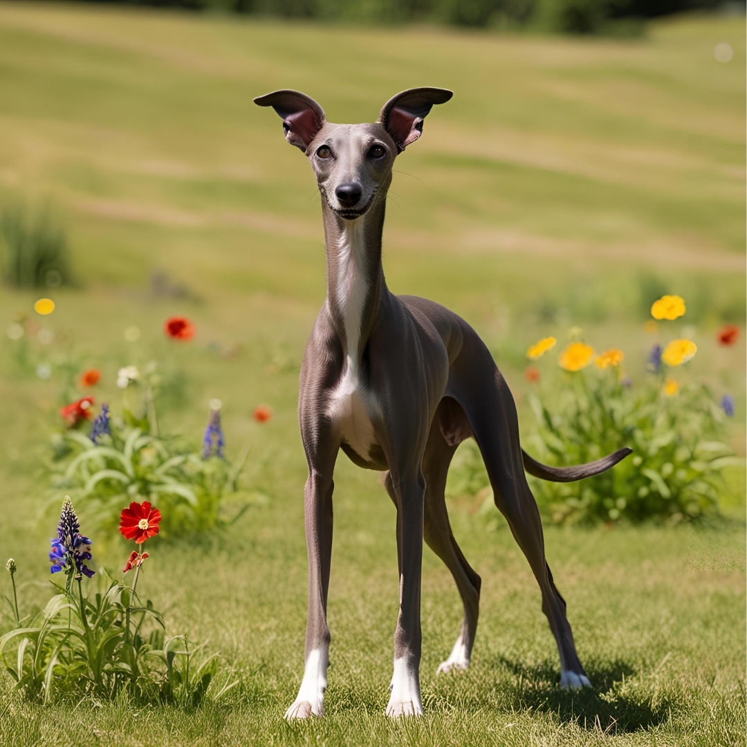 A greyhound’s unusually flexible back allows it to gallop in great leaps across the ground